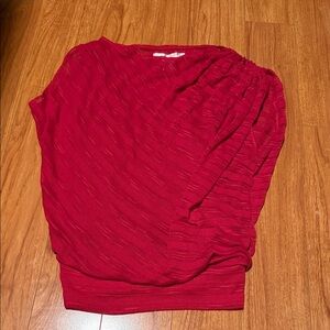 Studio M Vibrant Red Blouse size XS